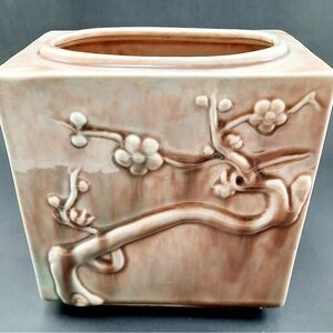 Vintage Cherry Bloodom USA Planter